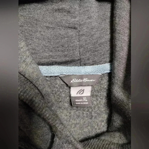 Eddie Bauer Gray pullover Hoodie - Picture 8 of 10